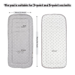 Miracle Baby easy-install seat liner attaches in minutes without tools.