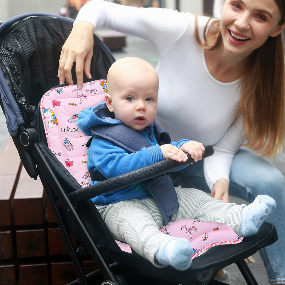 Miracle Baby machine-washable liner cleans easily and maintains comfort.