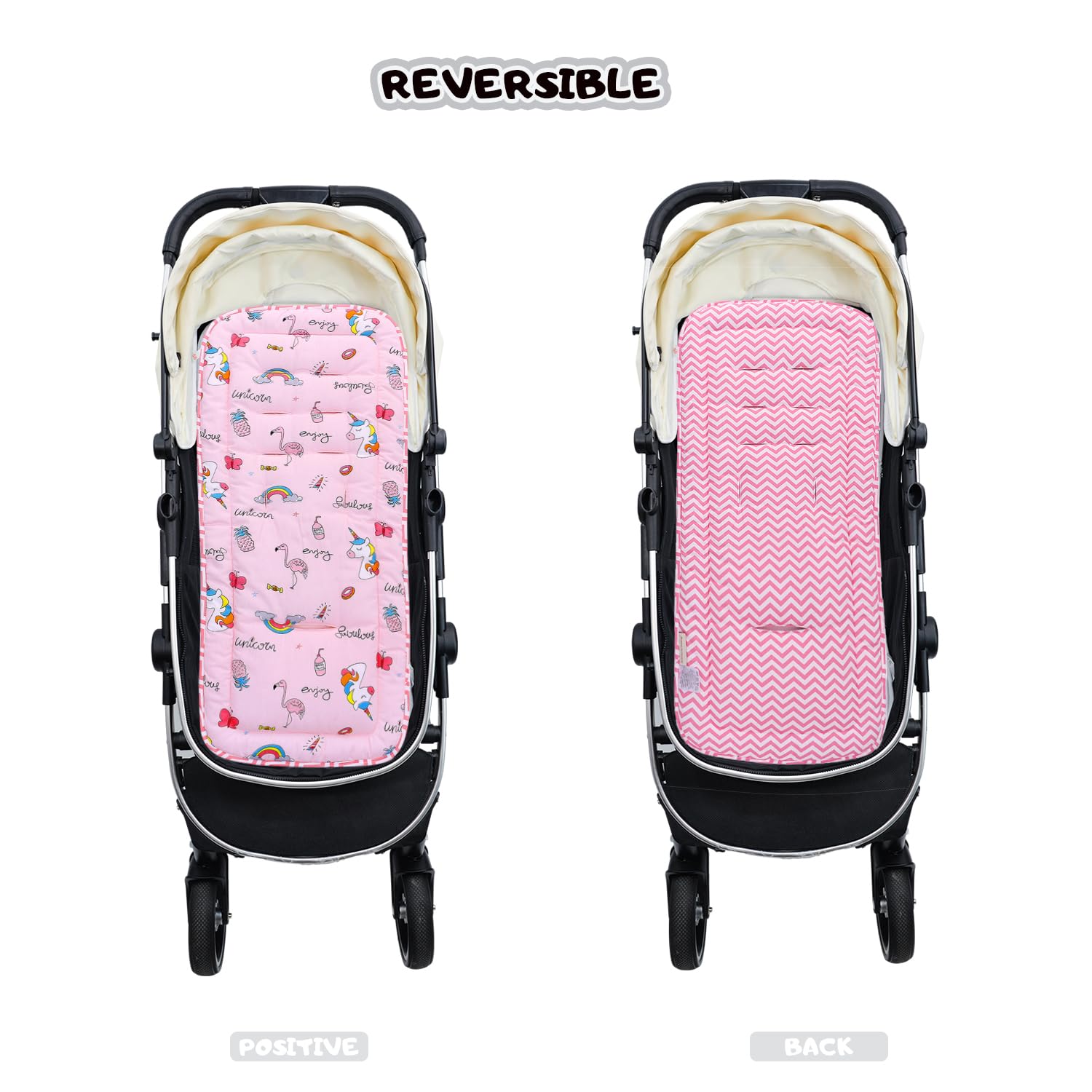 Miracle Baby universal-fit liner fits most strollers with 3- and 5-point harness.