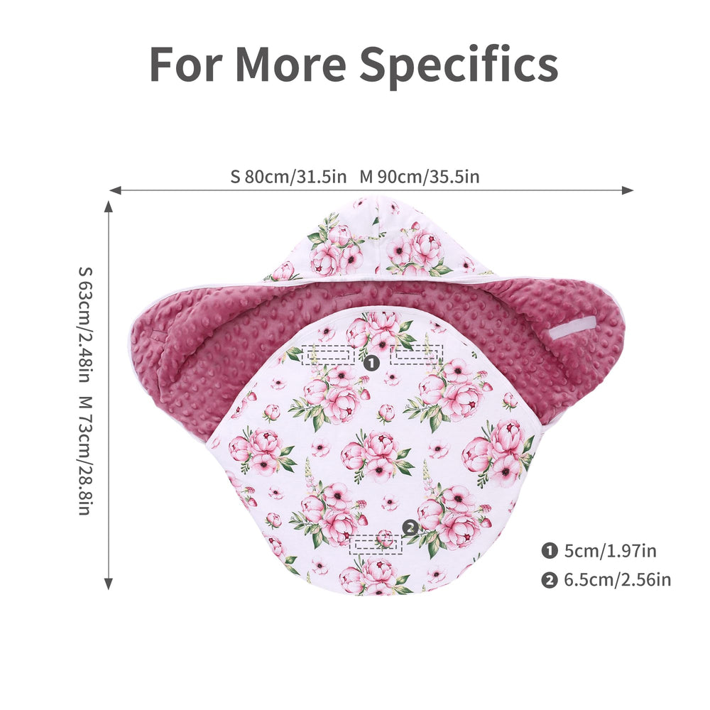 Miracle Baby swaddle harness holes fit stroller or bassinet use.