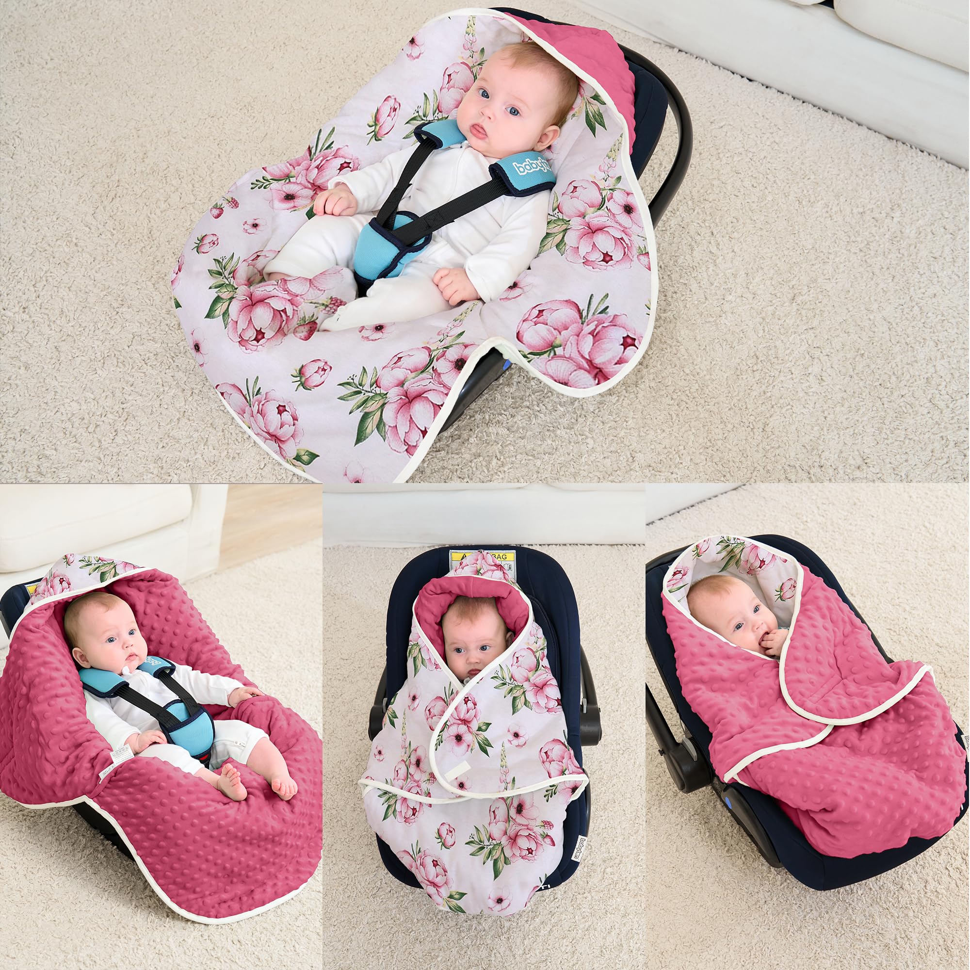Miracle Baby swaddle is machine washable for easy care.