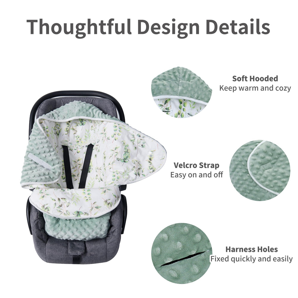 Miracle Baby Swaddle featuring three-step Velcro closure for easy wrapping.