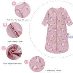 Miracle Baby wearable blanket with safety zipper for quick changes