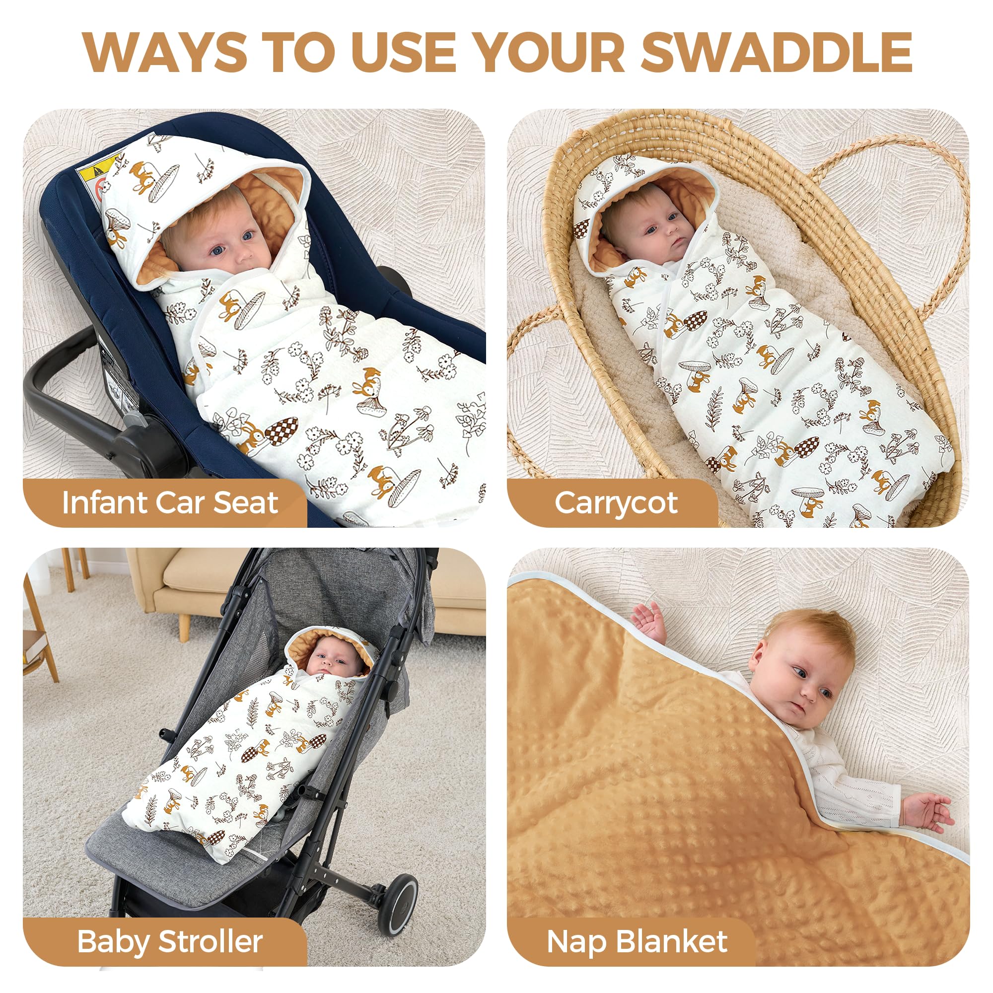 Miracle Baby winter outing cozy layer keeps baby snug