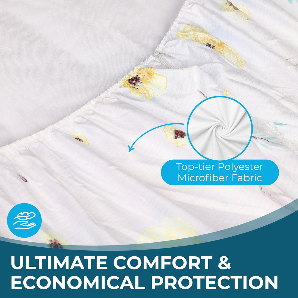 Miracle Dual Sheets no-slip secure fit stays in place for active sleepers.