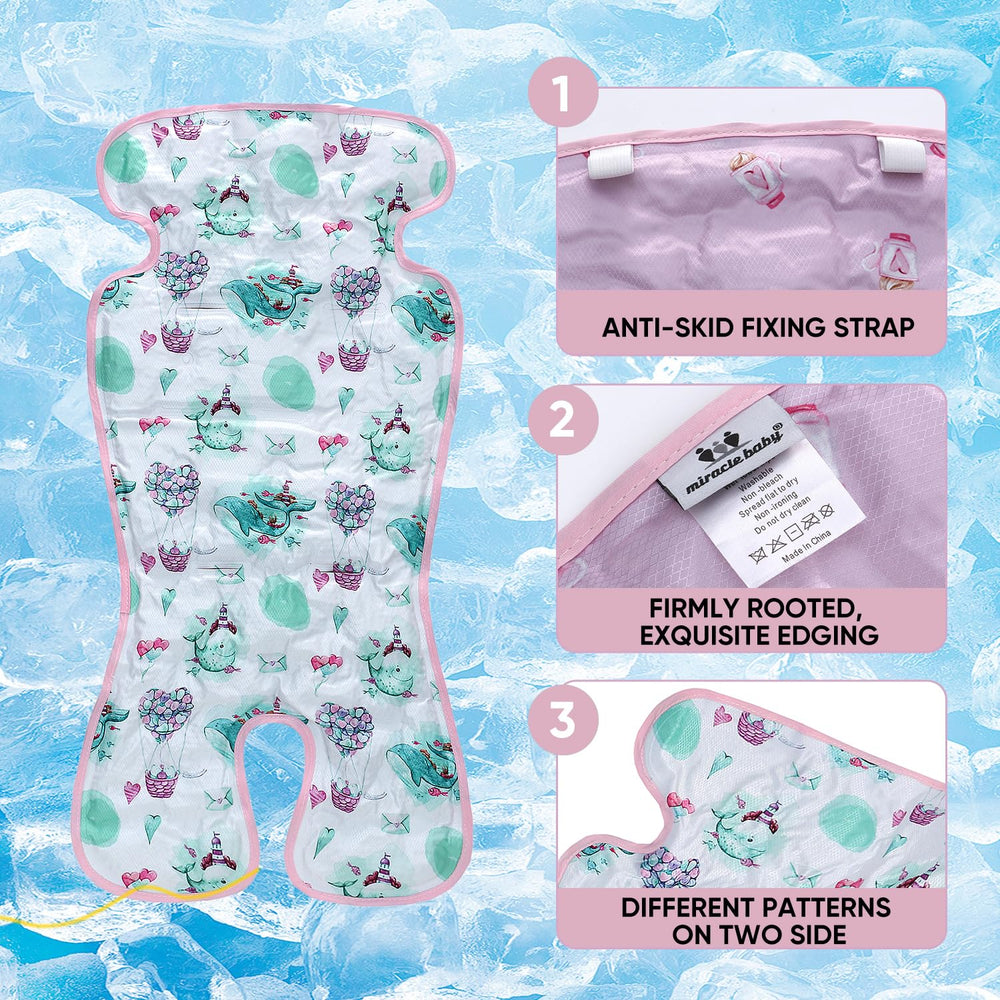 Reversible Miracle Baby pad design lets you switch styles on the go