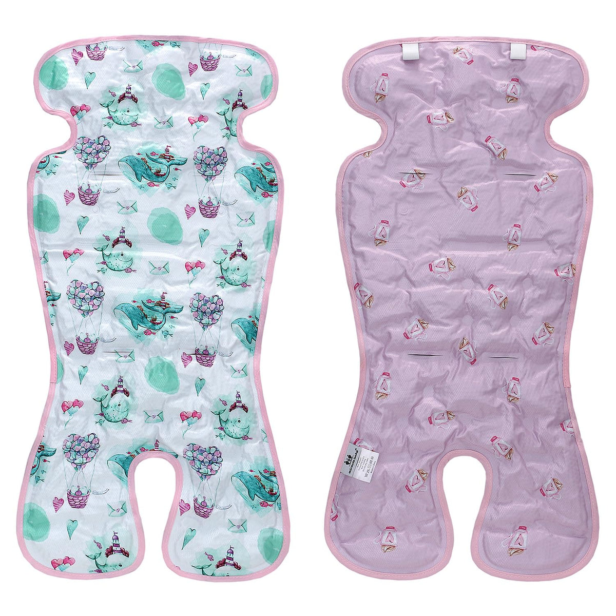 Miracle Baby gel pad top view with dual-sided cooling for car seat use