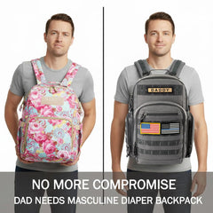MIRACOL Diaper Bag Backpack heavy-duty 900D material withstands spills and rain