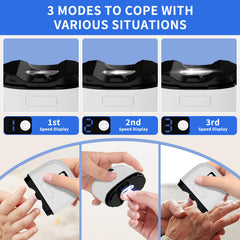 MIRAIWATIMO nail catcher keeps clippings contained for a cleaner grooming space.