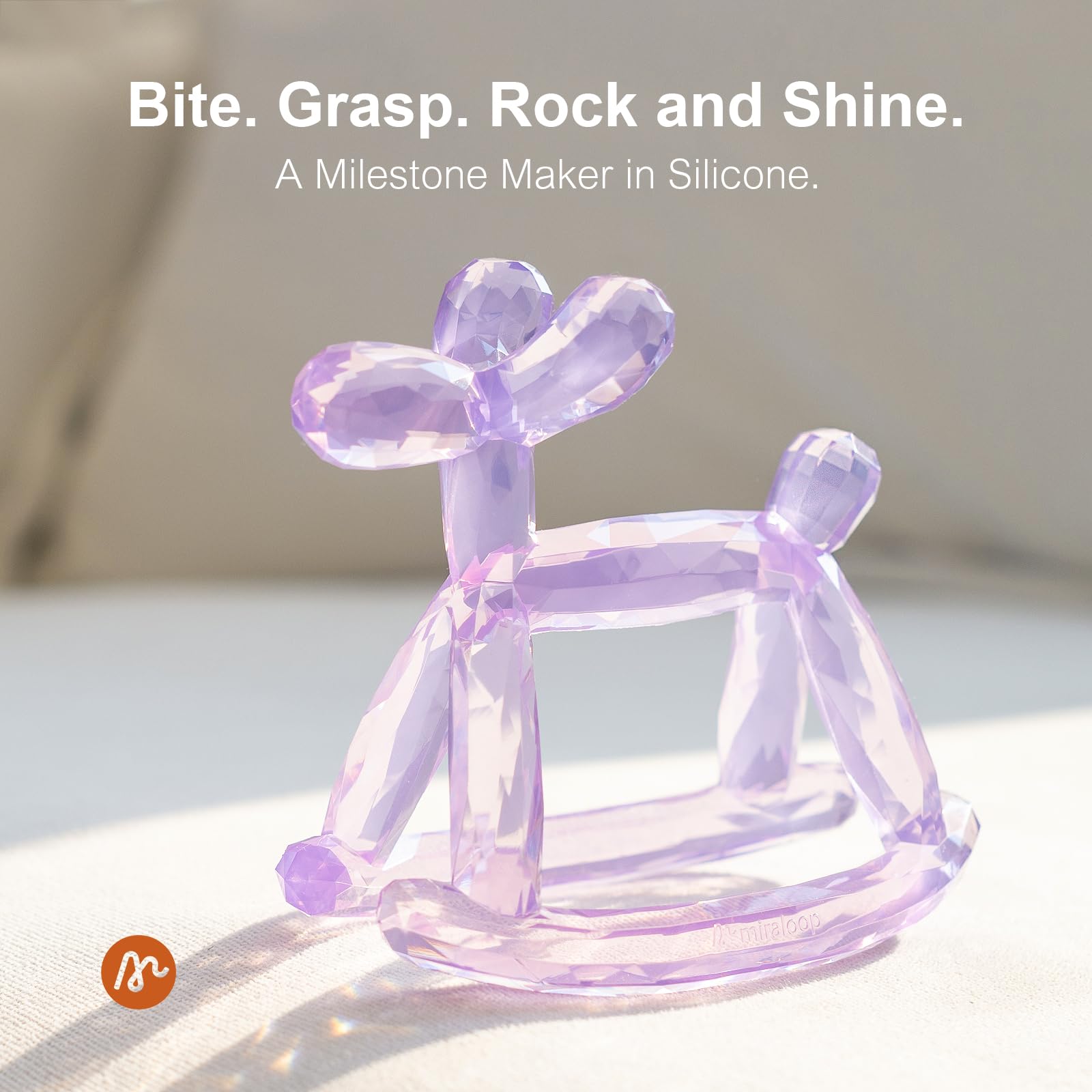Miraloop teether meets global safety standards for baby toys
