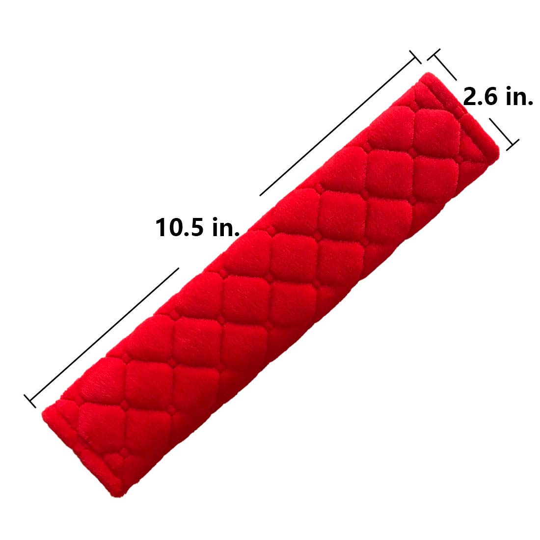 MIRKOO seat belt pad universal fit provides versatile comfort for cars and bags