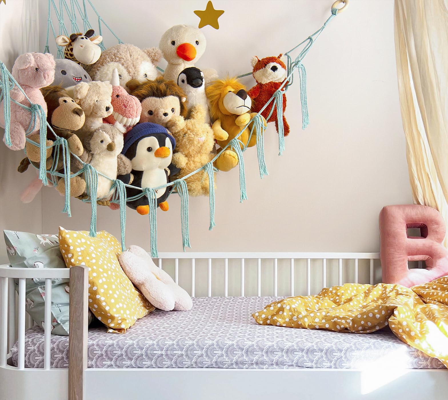 Mirolam macrame rope detail highlights durable cotton construction