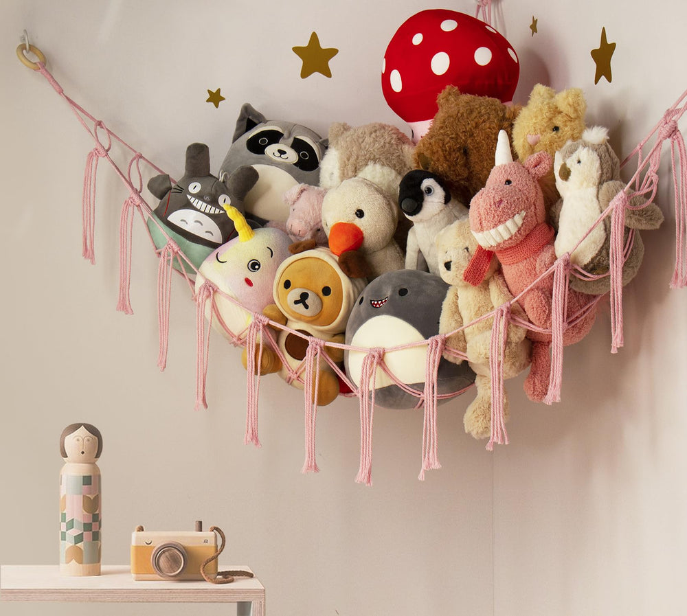 Mirolam nursery and teen dorm decor idea fosters cozy organization.