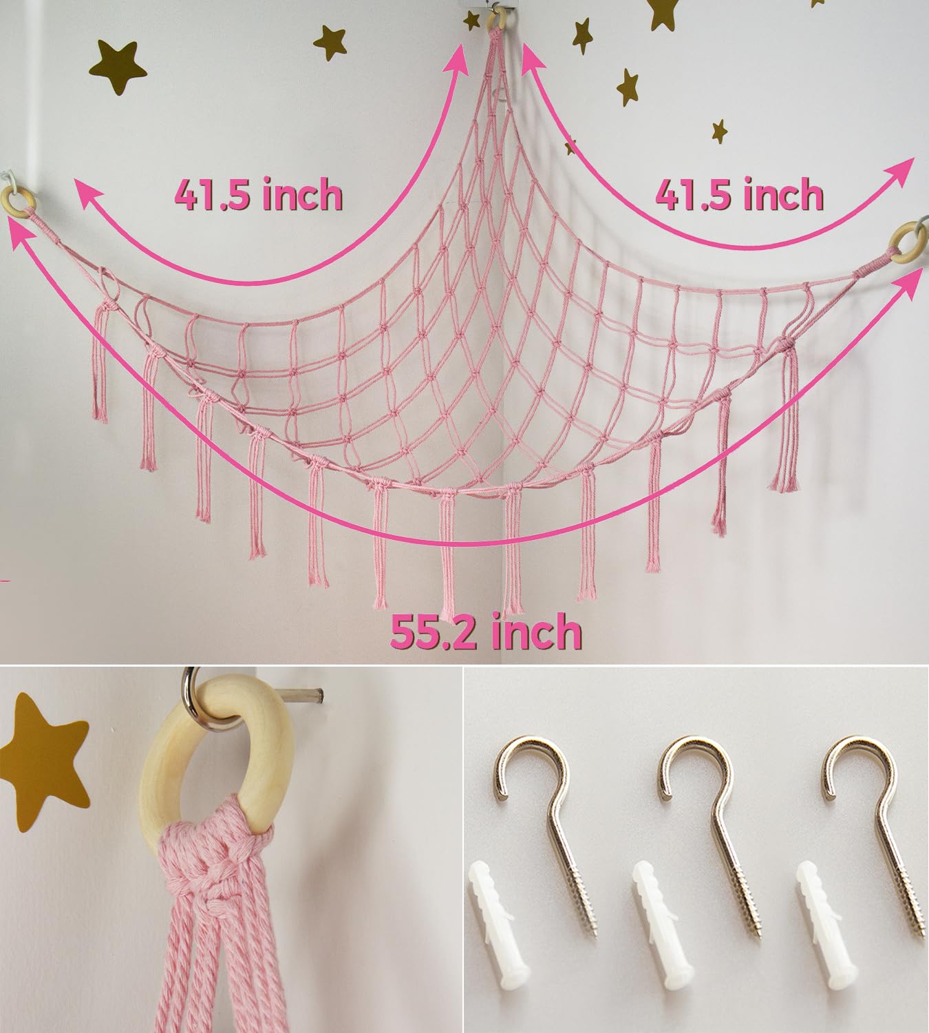 Mirolam premium cotton macrame rope adds durable, stylish texture.