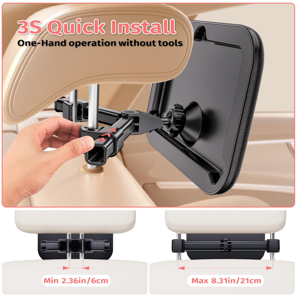 MirrorSafe sturdy clip helps keep the mirror in place on rough roads.
