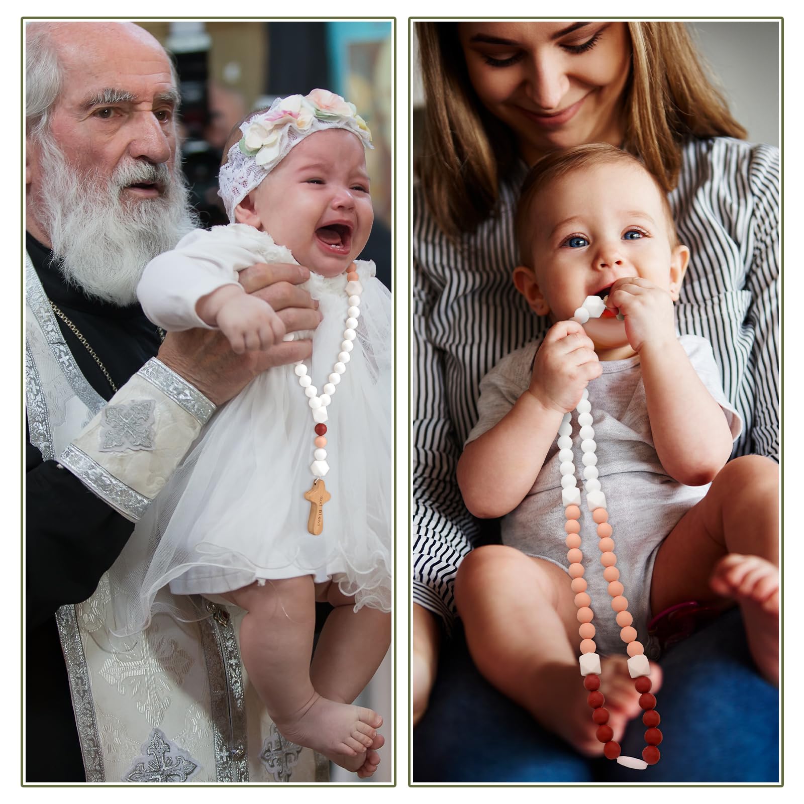 Misdary Baby Rosary gift idea for baptism, combining beauty with meaningful sentiment