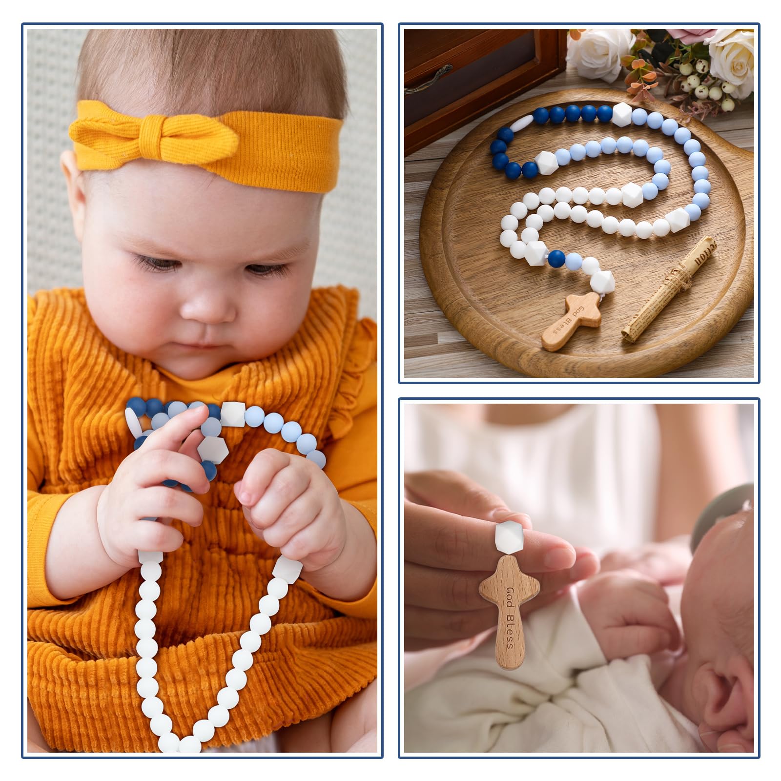 Misdary baptism rosary gift pack ideal for celebrations