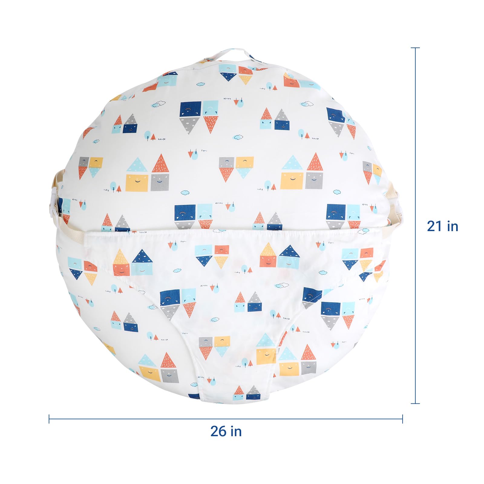 Misounda inner sponge core pillow providing stable supportive posture