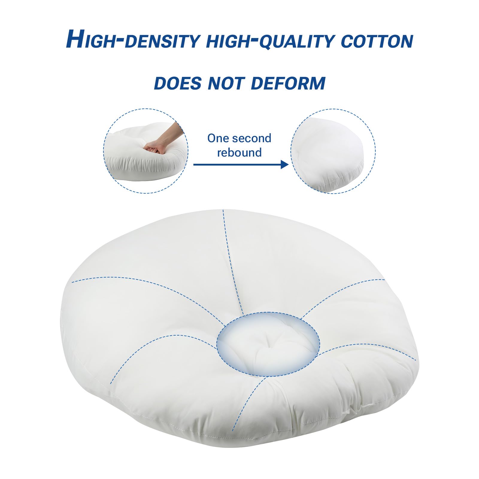 Misounda machine washable cover keeps pillow clean and fresh