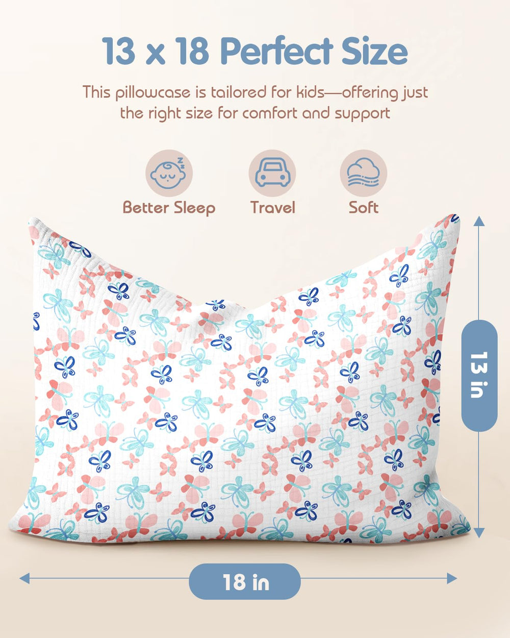 Miss Adola machine-washable cotton pillowcase stays soft after washing