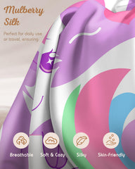 Miss Adola silk pillowcase uses soft breathable fabric for gentle sleep.