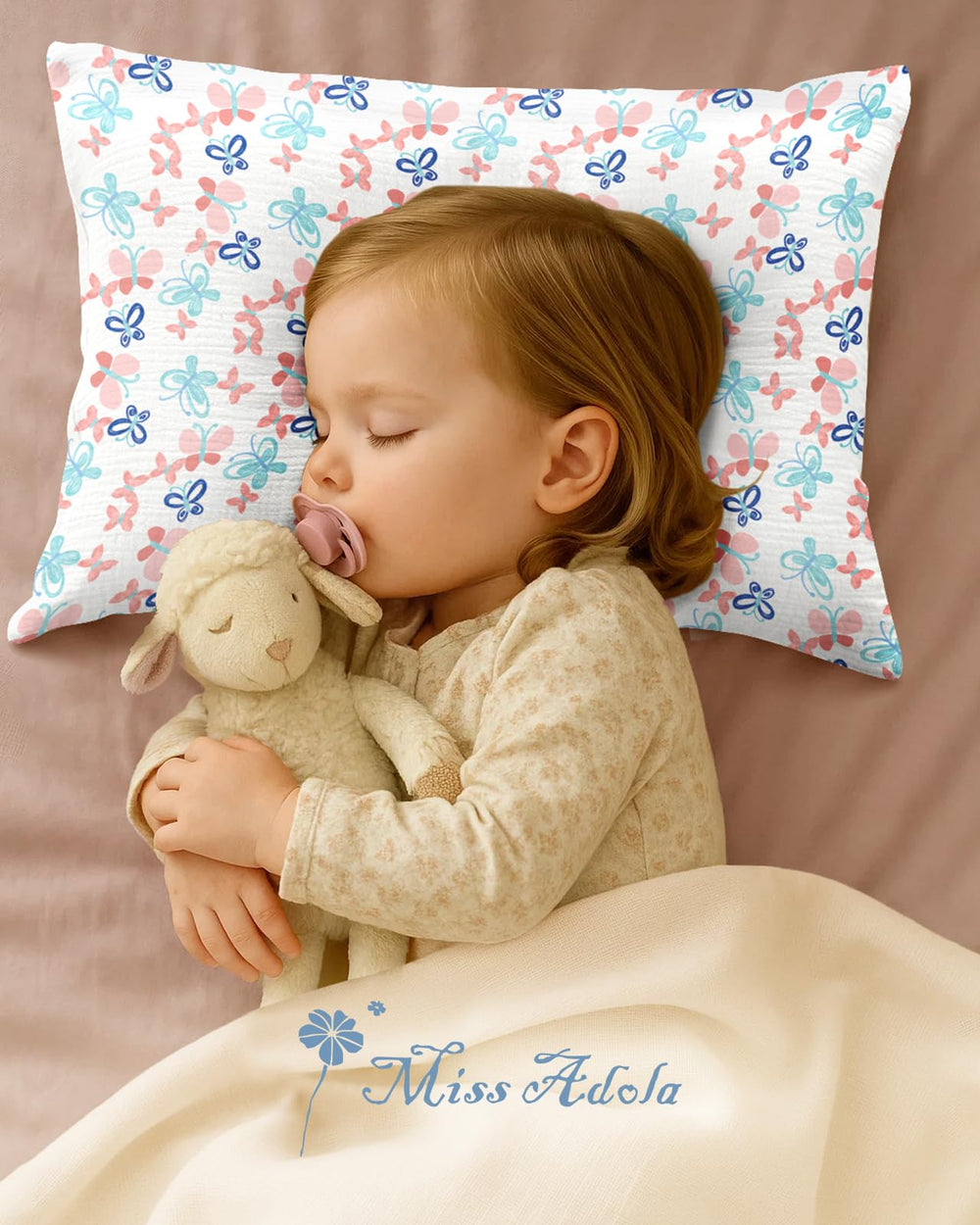 Miss Adola breathable fabric provides year-round comfort for toddlers