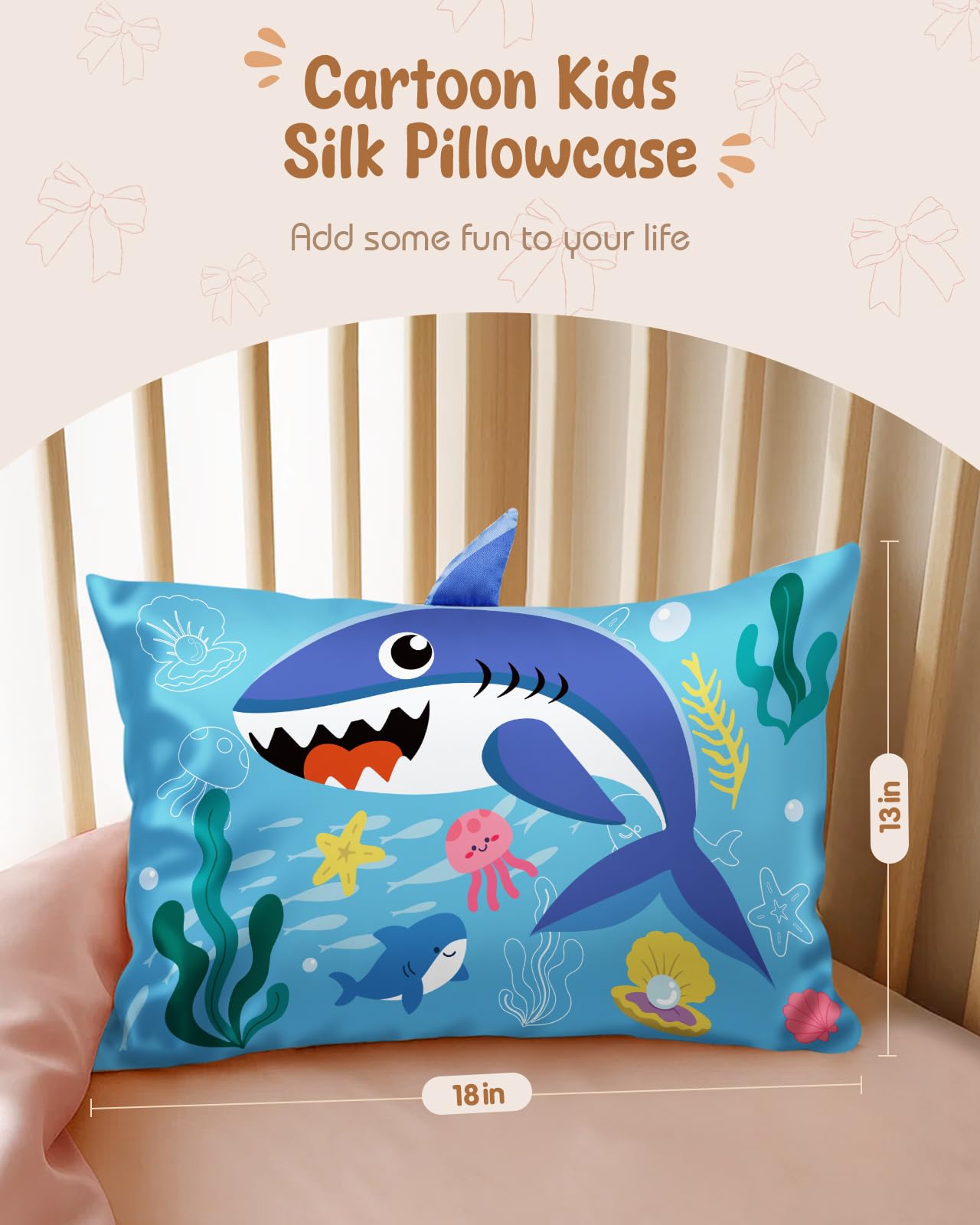 Miss Adola soft breathable silk pillowcase keeps hair smooth overnight.