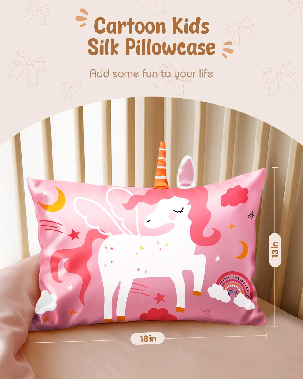Soft breathable silk pillowcase by Miss Adola for cozy nights