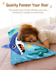 Miss Adola travel-friendly silk pillowcase for trips and naps.
