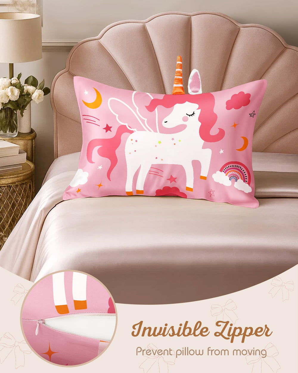 Miss Adola portable kids pillowcase ideal for travel and naps