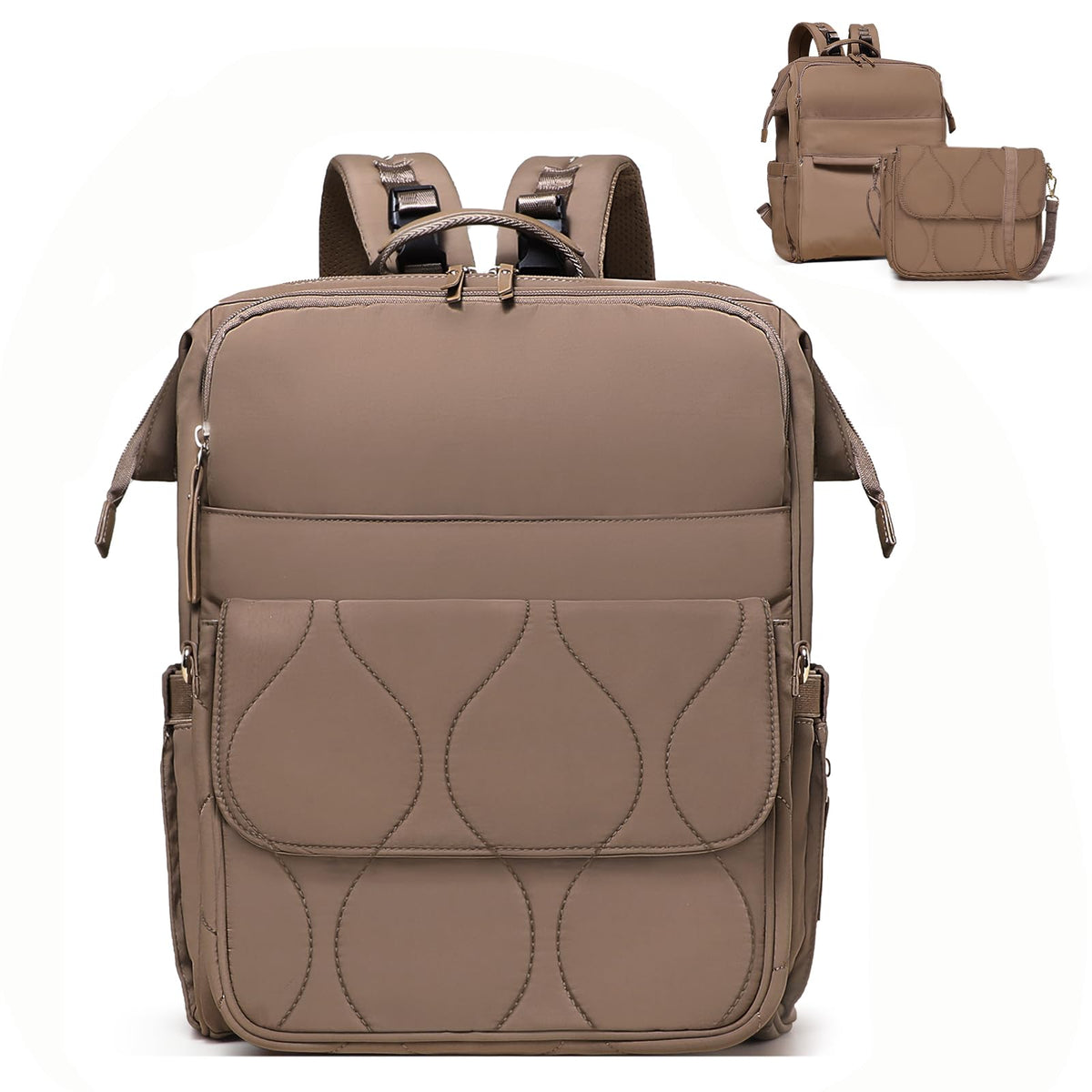 Miss Fong diaper bag backpack main compartment for organized essentials
