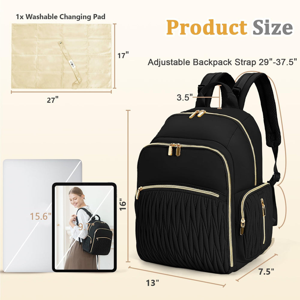 Miss Fong diaper bag insulated bottle pockets keep drinks at the right temperature.