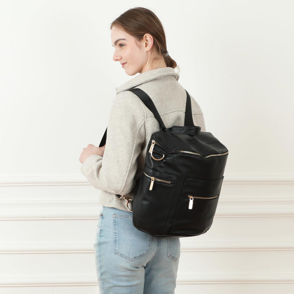 miss fong Moon Shaped Diaper Bag back panel supports comfortable wear