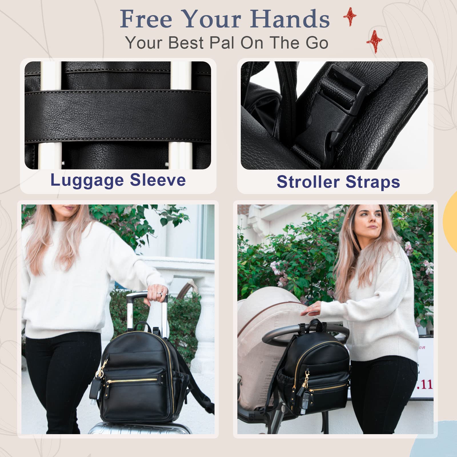 miss fong small diaper bag organized interior helps quick diaper changes