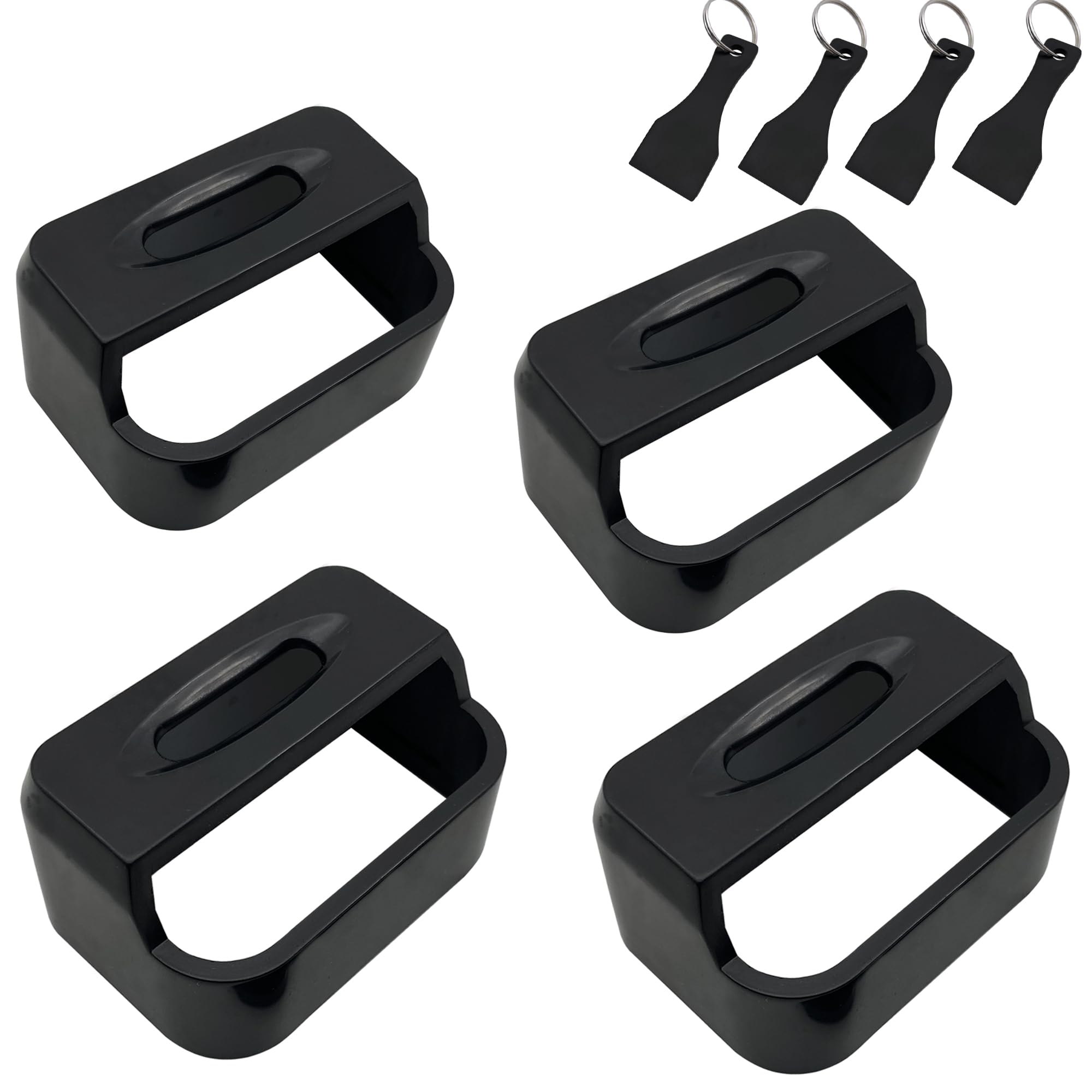 MISSEIAR buckle guard front view protects kids during travel.