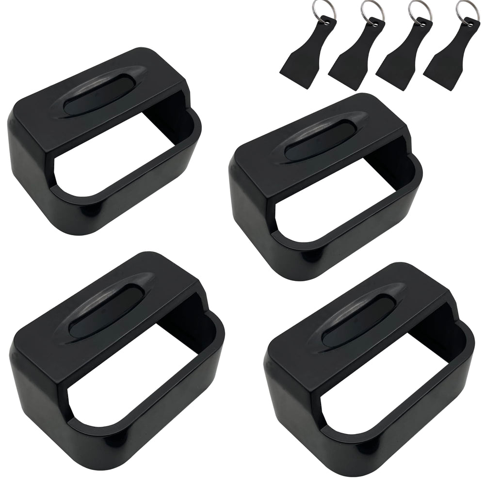 MISSEIAR buckle guard front view protects kids during travel.