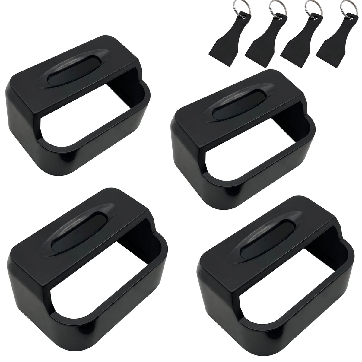 MISSEIAR buckle guard front view protects kids during travel.