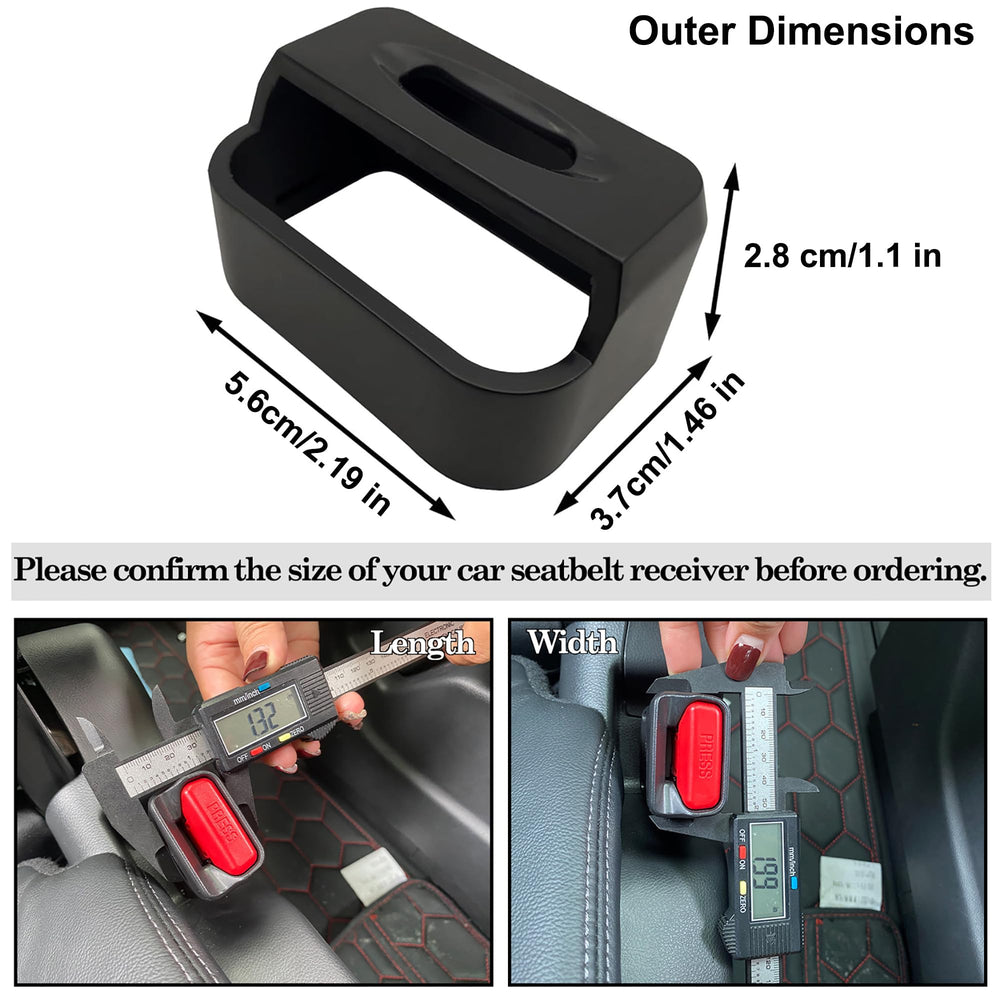 MISSEIAR buckle guard on buckle receiver shows tool-free setup.
