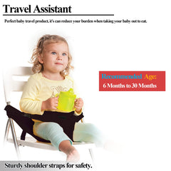 MISSEIAR soft cushioned fabric keeps baby comfortable during meals.