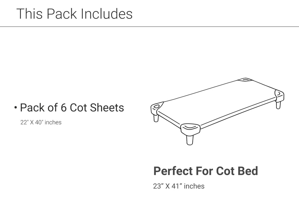Mississippi Cotton cot sheet offers quick-dry performance after washing.