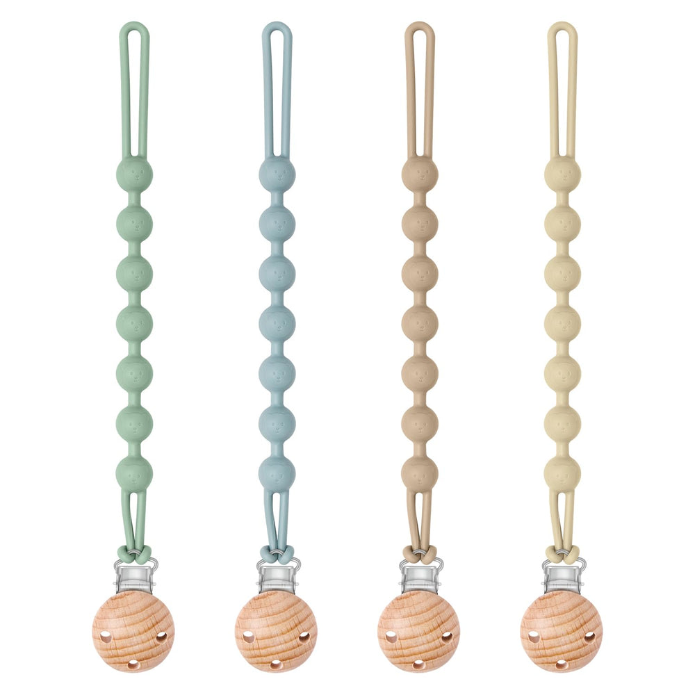 MISSLILI baby pacifier clip with one-piece design for safer, simpler use
