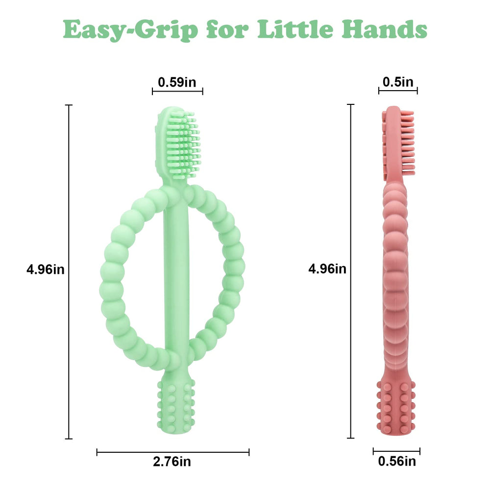 MISSLILI teether suitable for 6-12 months encouraging exploration and chewing.