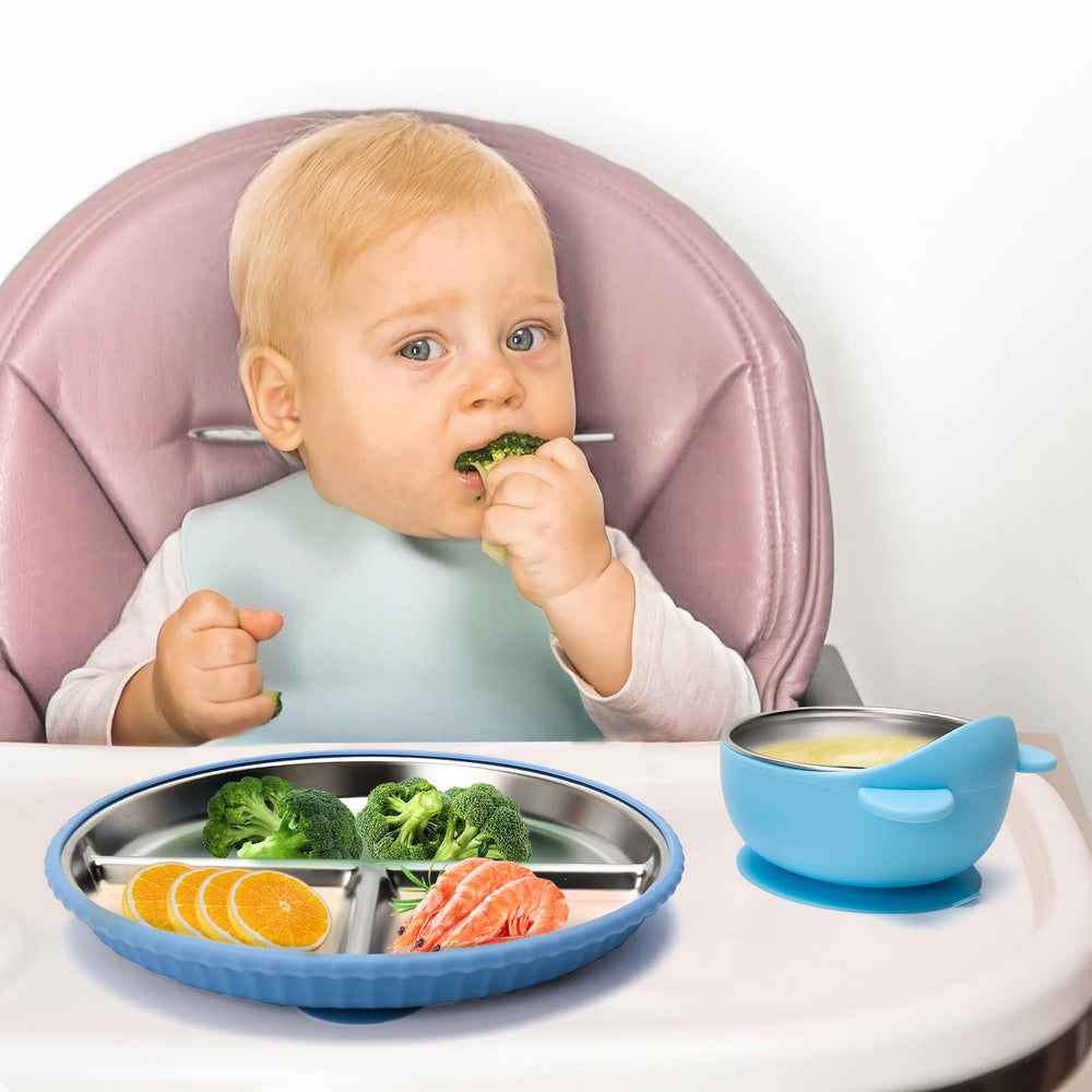 MISSLILI home and travel meals stay organized thanks to suction.