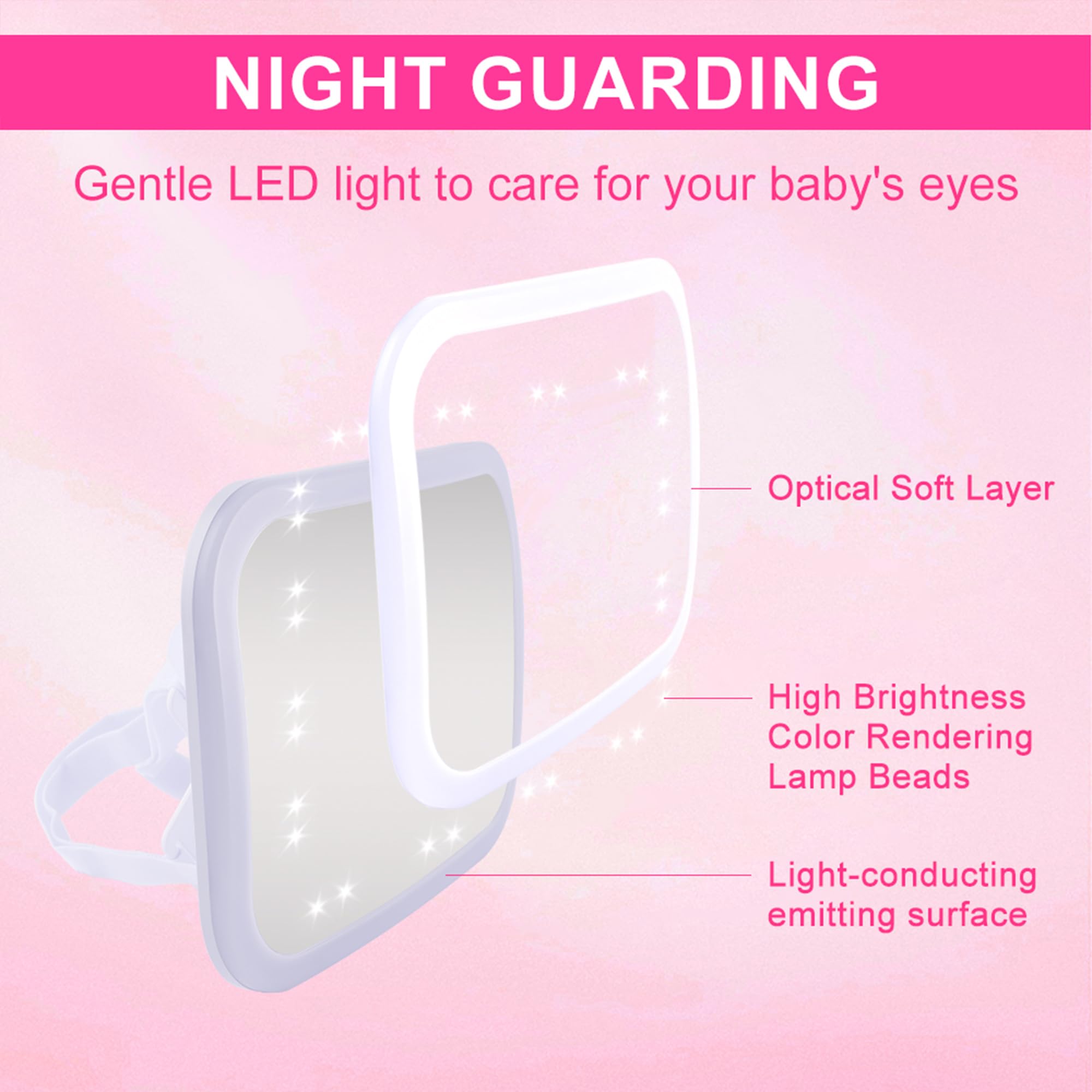 MissMeeca lighting stays cool and unobtrusive during late-night checks.