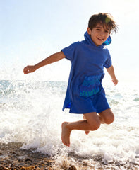 MissShorthair microfiber robe dries quickly and stays soft for kids after bath time