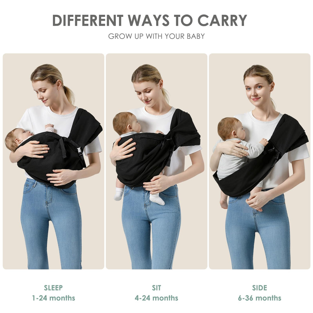 MISSWISDOM baby carrier easy wear for quick setup