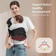 MISSWISDOM adjustable-chest-strap allows quick, personalized fit for growing babies.