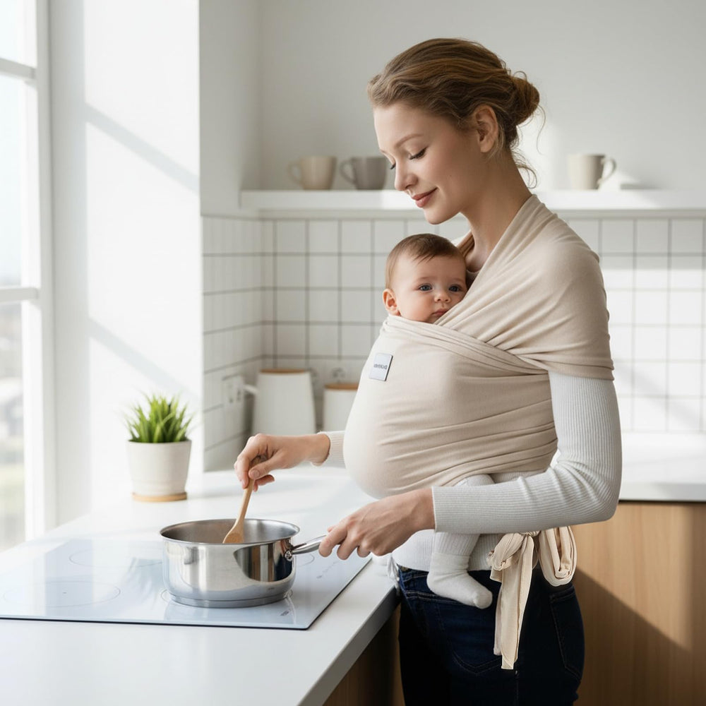 MISSWISDOM wrap features breathable fabric for all day comfort