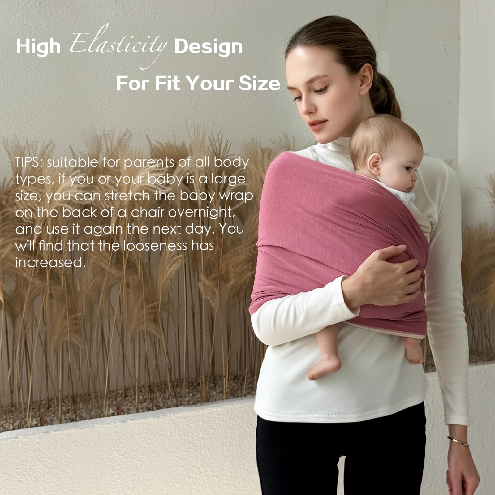 MISSWISDOM wrap is lightweight for easy daily wear.