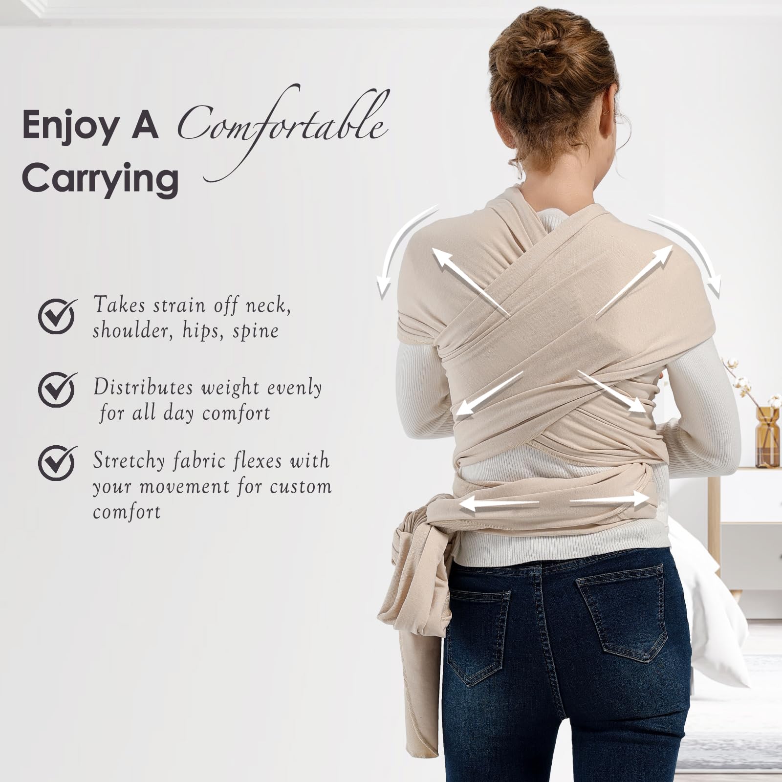 MISSWISDOM skin-friendly fabric gentle on baby skin